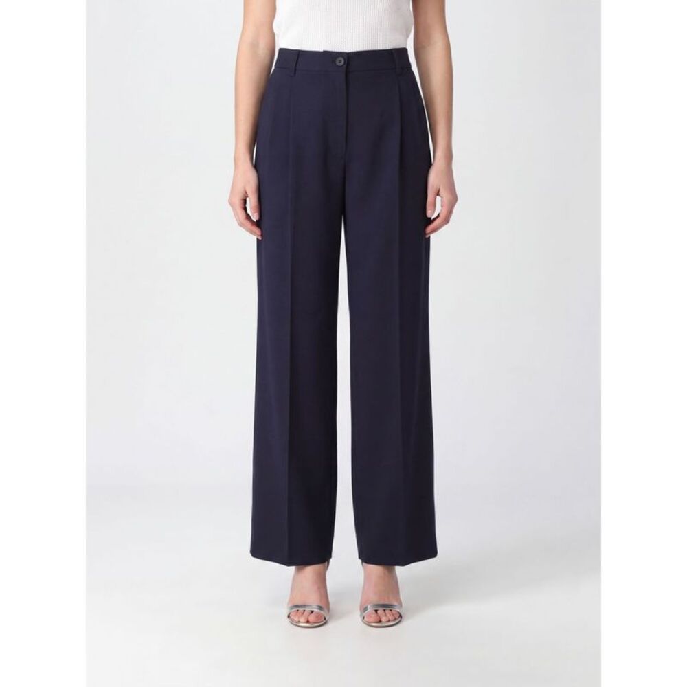 A.P.C. Women A.P.C. Ginny High-Waisted Wide-Leg Virgin Wool-Blend Trousers